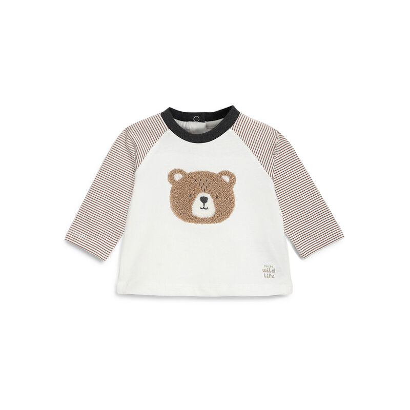 Boys Bronze Striped Long Sleeve T-Shirt image number 0